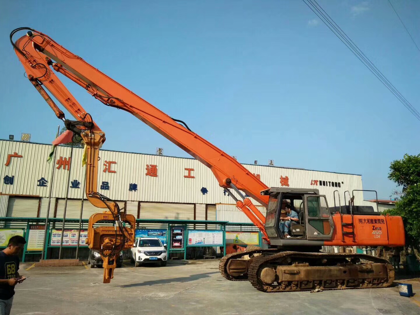 挖掘機(jī)打樁臂、打樁臂、挖掘機(jī)打樁臂廠家