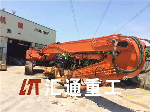 挖掘機(jī)打樁臂、打樁臂、打樁錘、挖掘機(jī)打樁臂廠家